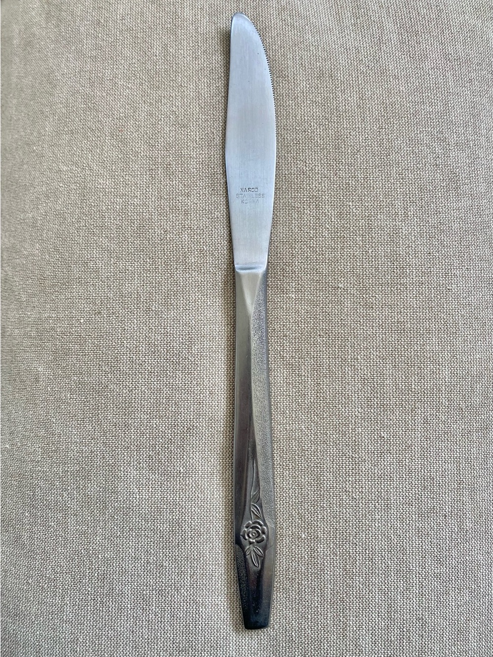 VTG Temptation by Nasco Dinner Butter Knife Stainless Korea